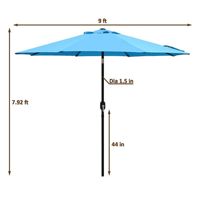 Maypex 9-foot Crank and Tilt Market Umbrella