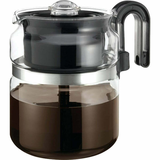 Medelco 8 Cup Glass Stovetop Coffee Percolator - 1 Each