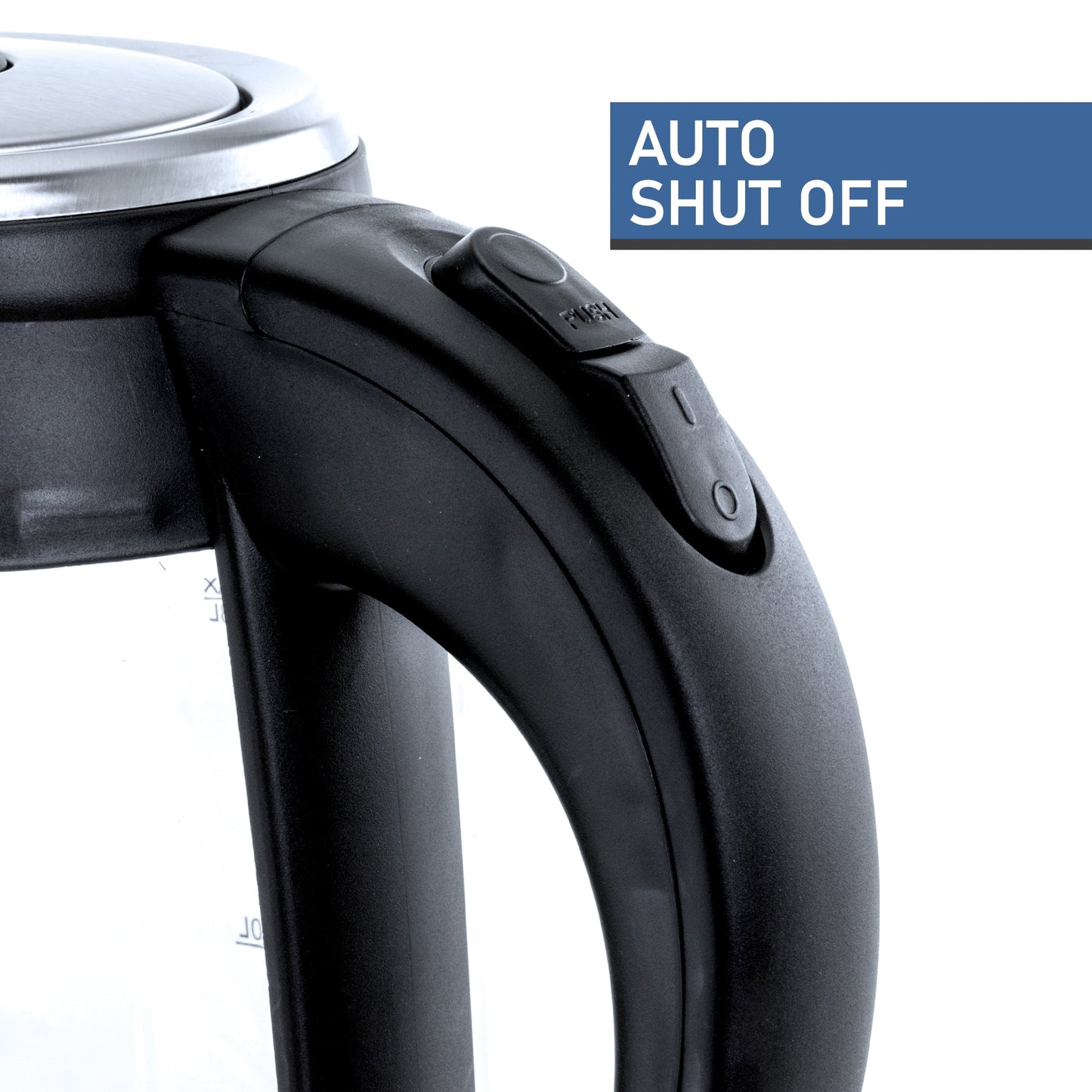 MegaChef 1.8Lt. Glass Tea Kettle with Electric Base