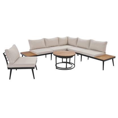Merax 6-Piece Outdoor Sectional Sofa Set