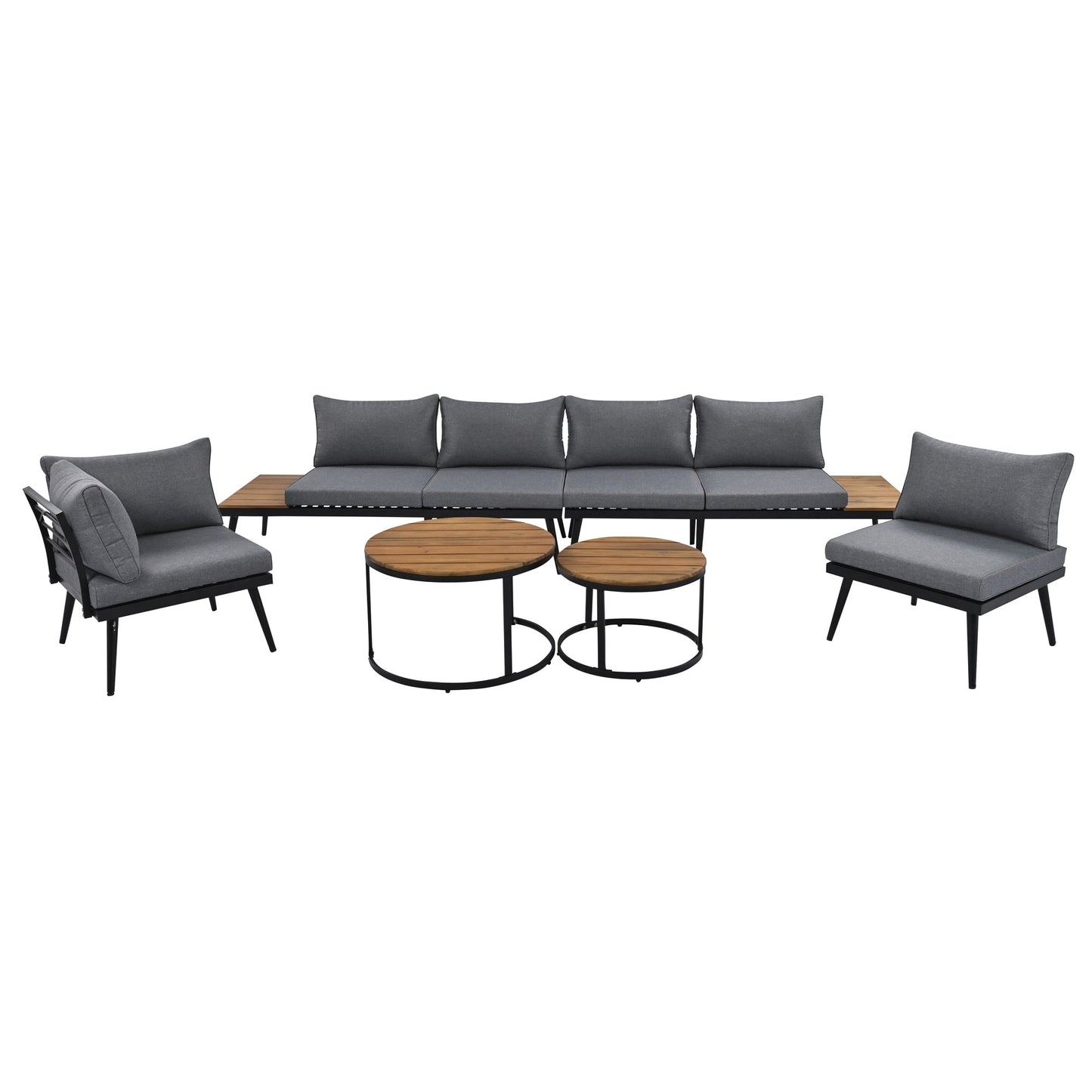 Merax 6-Piece Outdoor Sectional Sofa Set
