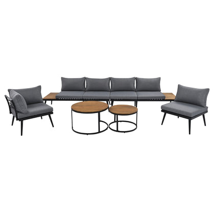 Merax 6-Piece Outdoor Sectional Sofa Set