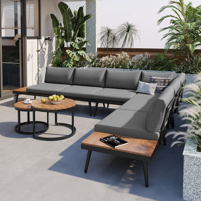 Merax 6-Piece Outdoor Sectional Sofa Set