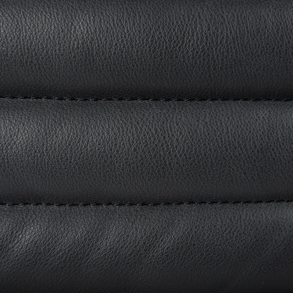 Ricciardo Cognac Genuine Leather Wrapped Sofa - 86.6L x 38.6W x 26.4H