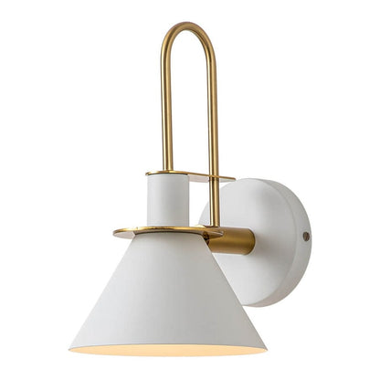 Mid-century Modern 1-Light Cone Wall Sconce - 7in Bedroom Light