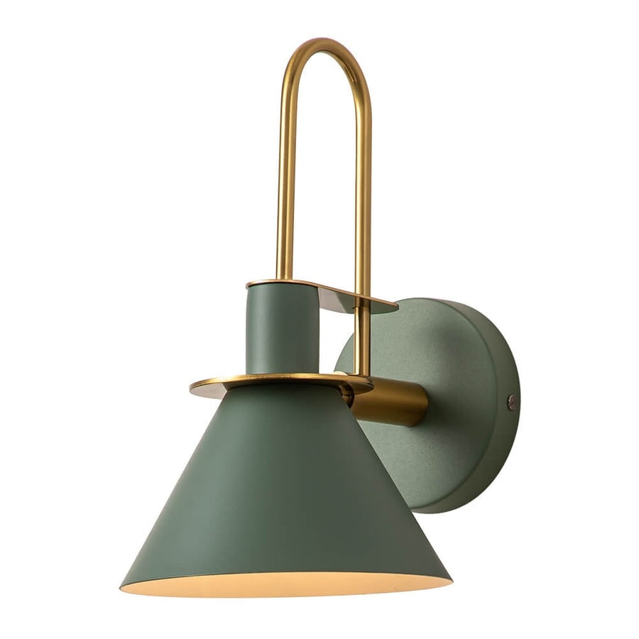Mid-century Modern 1-Light Cone Wall Sconce - 7in Bedroom Light