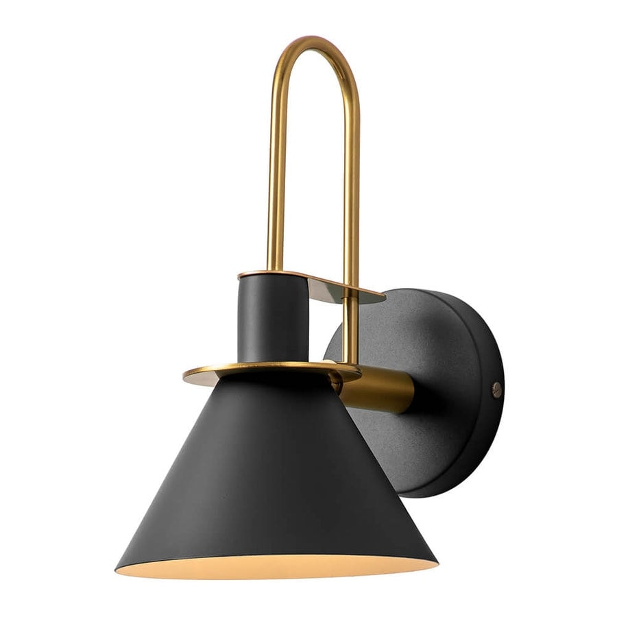 Mid-century Modern 1-Light Cone Wall Sconce - 7in Bedroom Light
