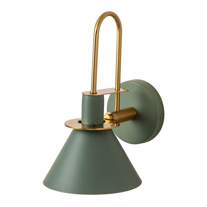 Mid-century Modern 1-Light Cone Wall Sconce - 7in Bedroom Light