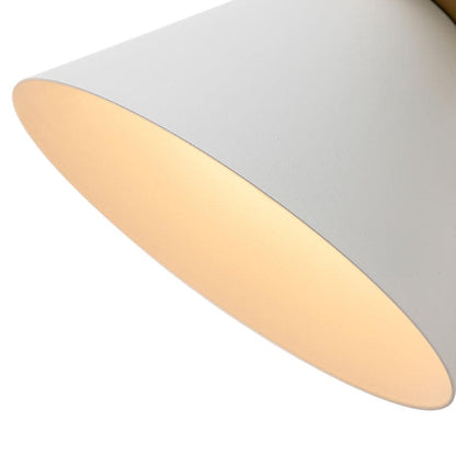 Mid-century Modern 1-Light Cone Wall Sconce - 7in Bedroom Light