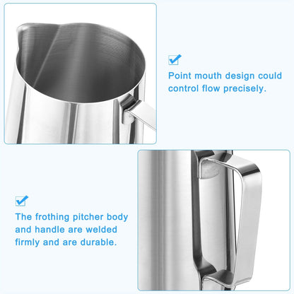 Milk Frothing Pitcher, Pitcher with Pen - 600ml
