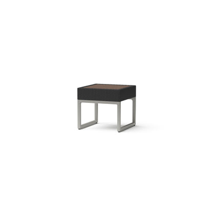 Milo Espresso 7 Piece Sunbrella Outdoor Patio Motion Fire Set
