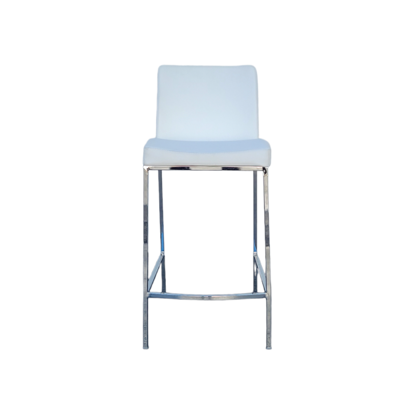 Tabouret de comptoir blanc minimaliste