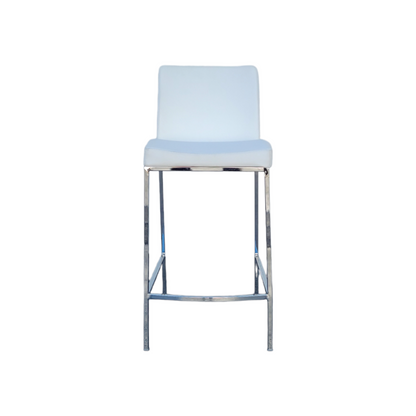 Tabouret de comptoir blanc minimaliste