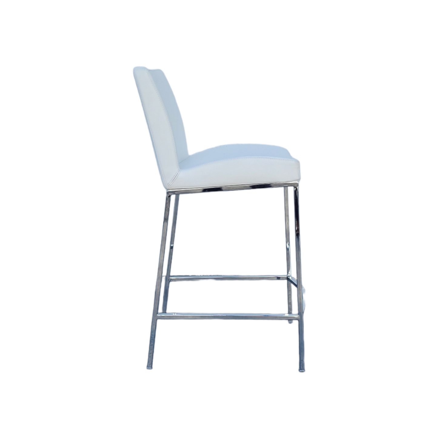 Tabouret de comptoir blanc minimaliste