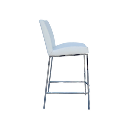 Tabouret de comptoir blanc minimaliste