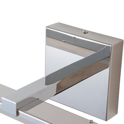 Minimalist Chrome Dimmable LED Linear Vanity Light