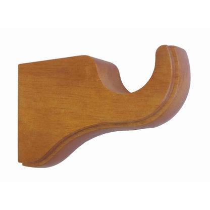 Mix & Match Wood Single / Double Curtain Rod Bracket