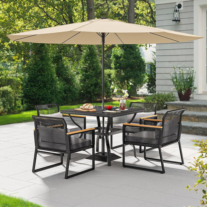 Moasis Wicker Dinner Table