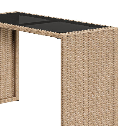 Moasis 5-Piece Outdoor Furniture Wicker Bar Set - 5PCS