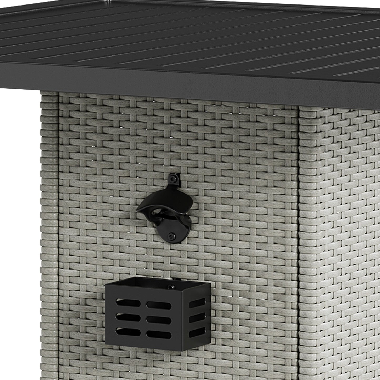 Moasis 5-Piece Wicker Patio Bar Set - 5 Pcs