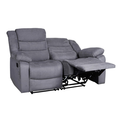 Modern 3-Piece Manual Reclining Living Room Sofa Set with Dropdown Table and Console