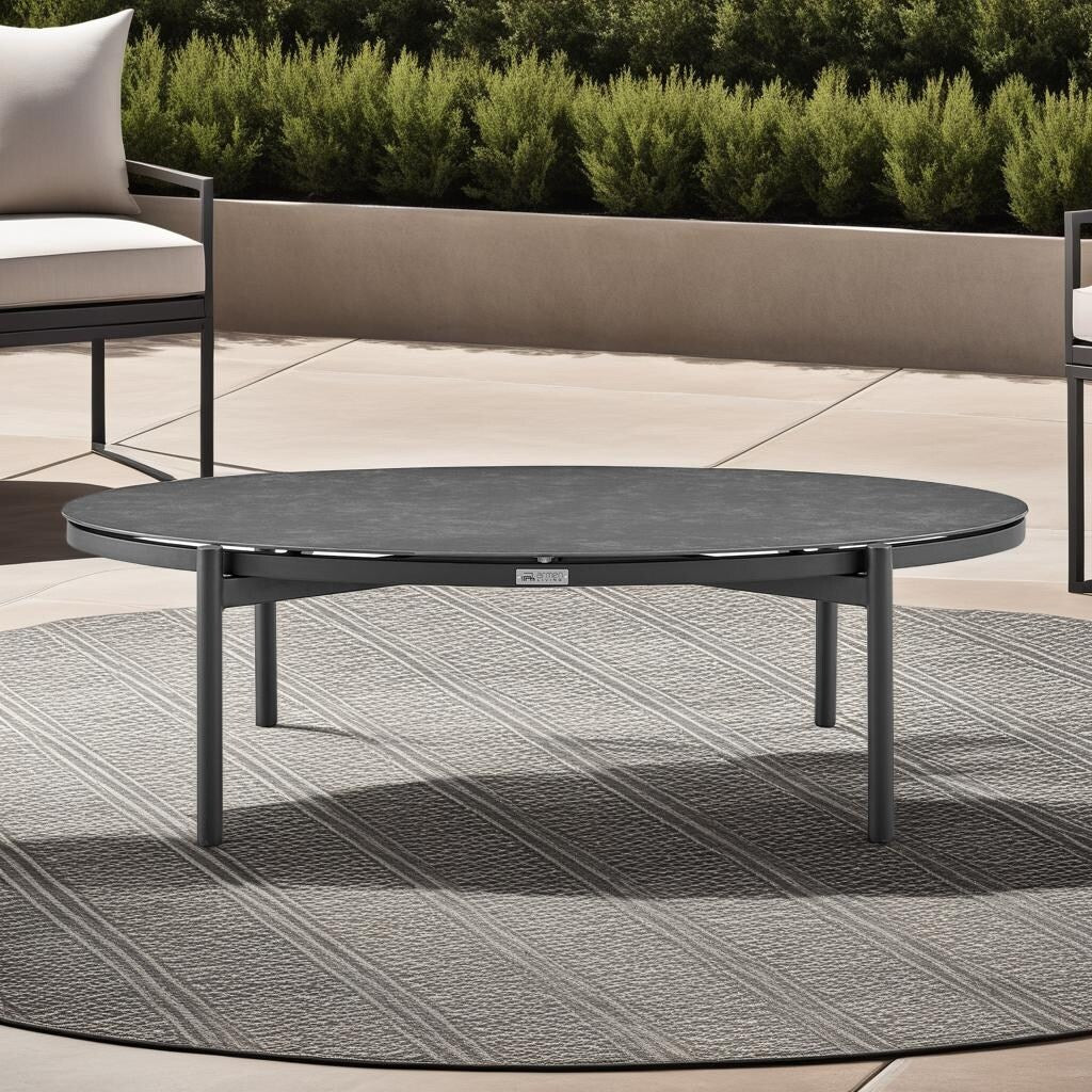 Monk Modern Gray Wicker and Aluminum Outdoor 4 Piece Conversation Set with Swivel Chairs