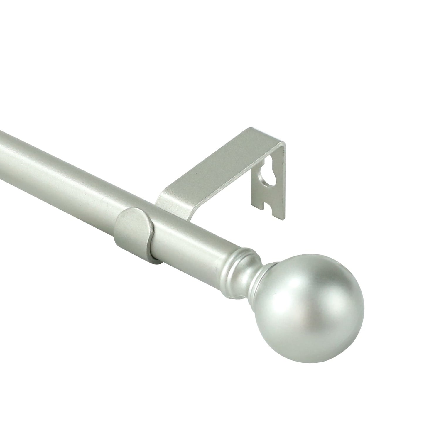 Mordern Round Ball Adjustable Curtain Rod with Curtain Rings
