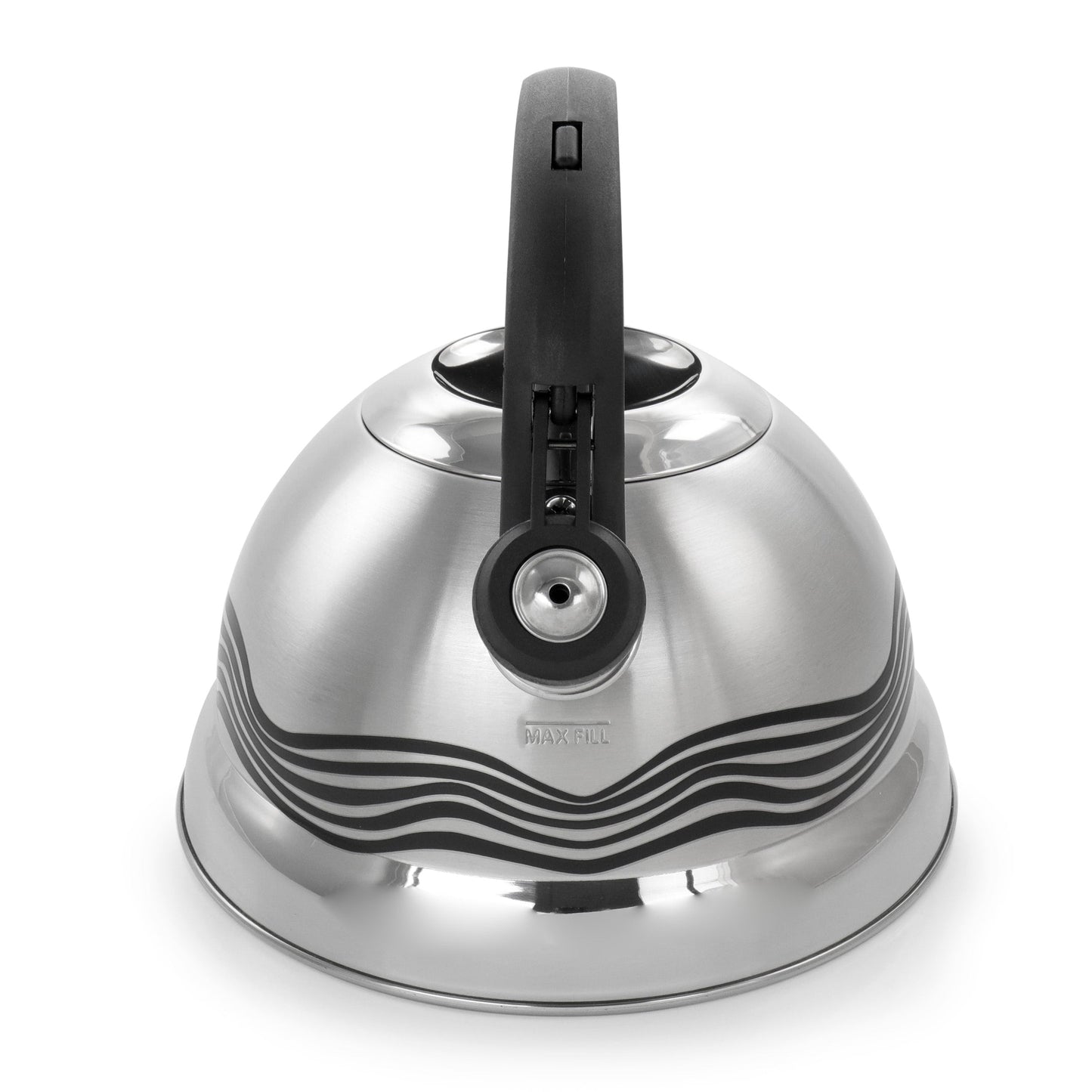 Mr. Coffee Cagliari 1.75 Quart Stainless Steel Whistling Tea Kettle