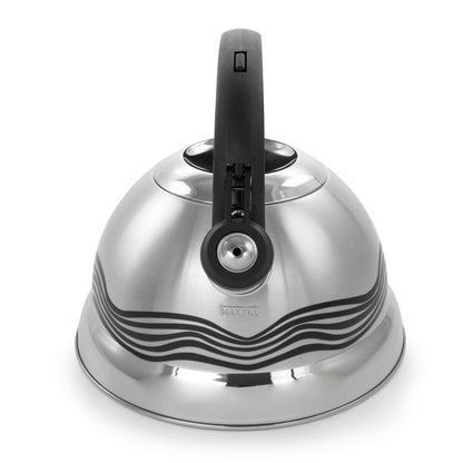 Mr. Coffee Cagliari 1.75 Quart Stainless Steel Whistling Tea Kettle