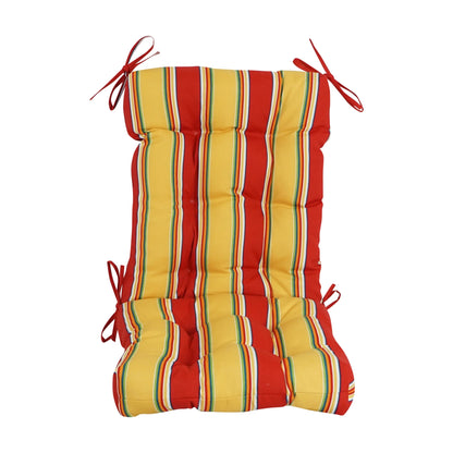 Multi-section Tufted Outdoor Seat/Back Chair Cushion (Multiple Sizes)