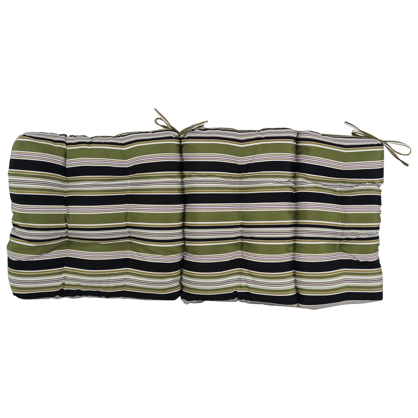 Multi-section Tufted Outdoor Seat/Back Chair Cushion (Multiple Sizes)