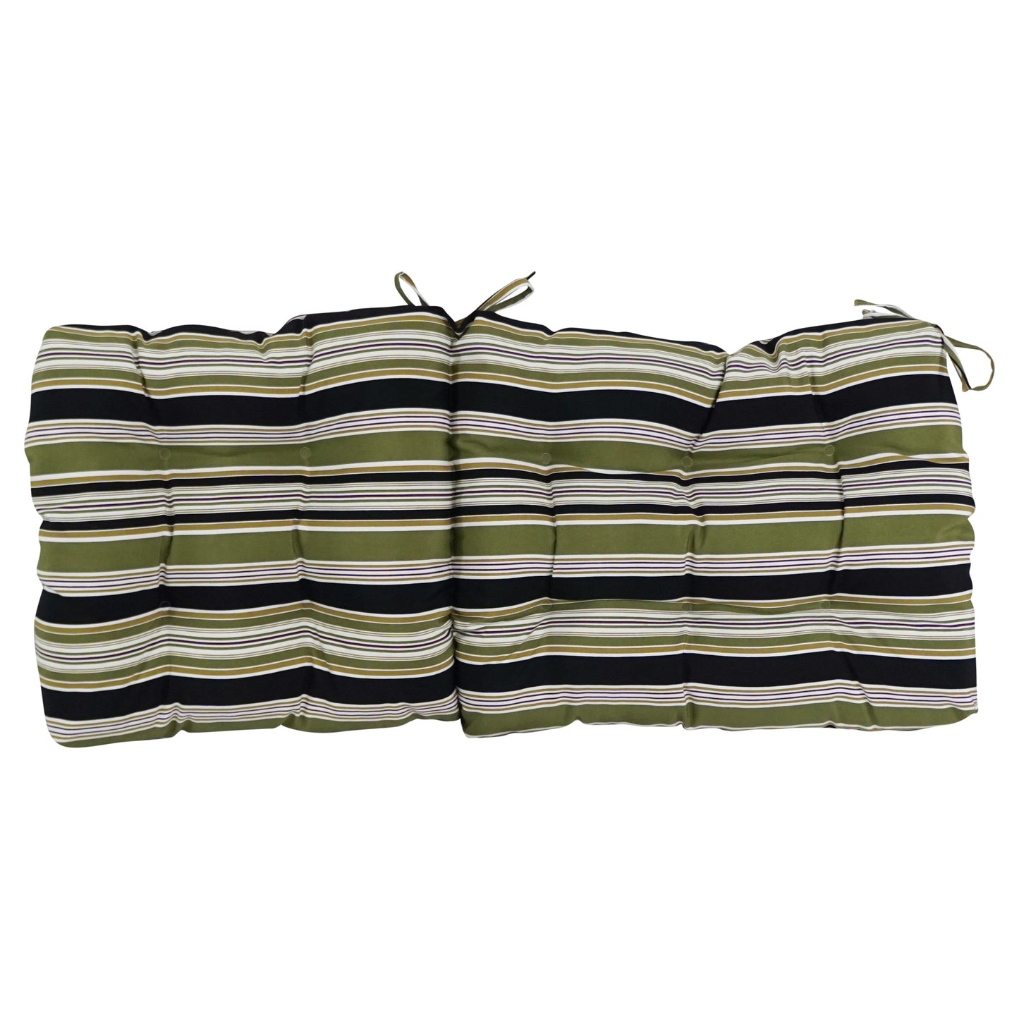 Multi-section Tufted Outdoor Seat/Back Chair Cushion (Multiple Sizes)