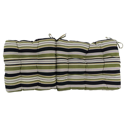 Multi-section Tufted Outdoor Seat/Back Chair Cushion (Multiple Sizes)