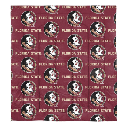 NCAA Rotary 7-piece Full Bed-in-a-Bag Set