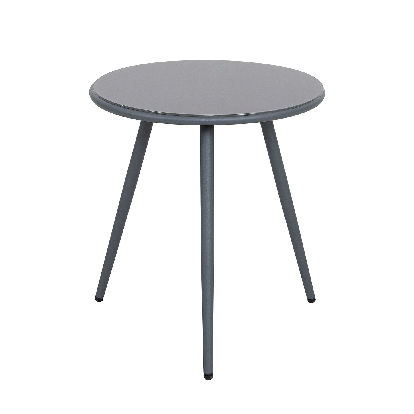 Nuu Garden 3-Piece Aluminum Outdoor Bistro Set, 1 Coffee Table and 2 Woven Rope Chairs with Seat Cushions