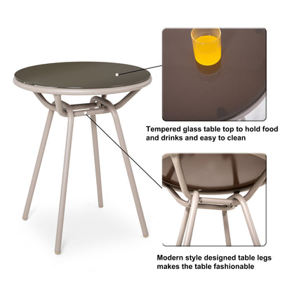 NUU GARDEN 3-piece Patio Rope Bistro Set