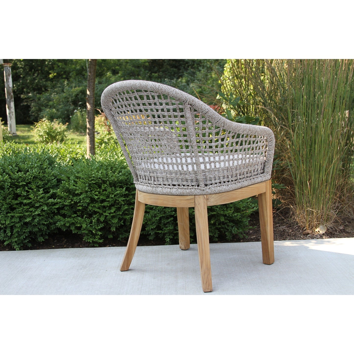 Nadine 7 pc. Teak Dining Set with Rope Chairs