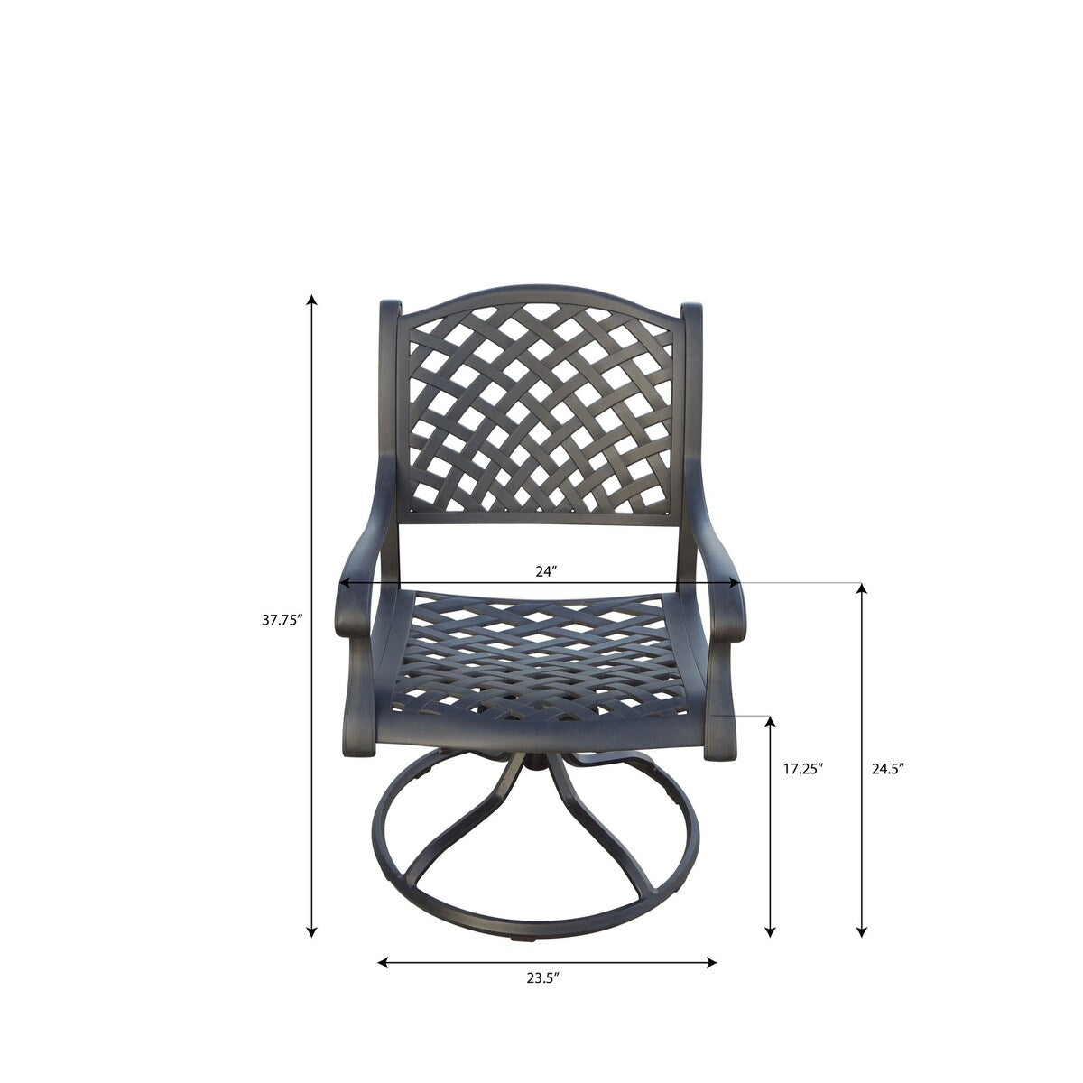 Nassau 11-Piece Patio Dining Set (with 2 Swivel Rockers) and 42 x 92 / 42 x 120'' Rectangular Extension Dining Table