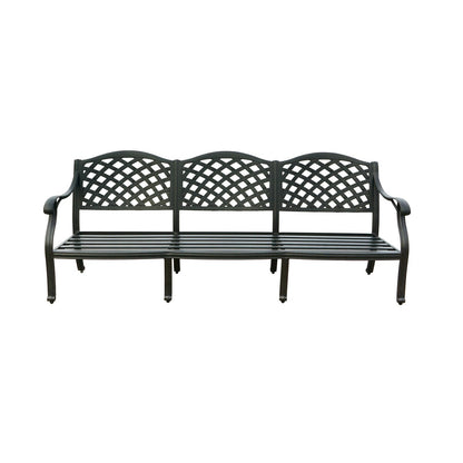 Nassau 5-Piece Patio Propane Fire Pit Deep Seating Set with Cushions and 47'' Round Fire Pit Chat Table and Fireglass