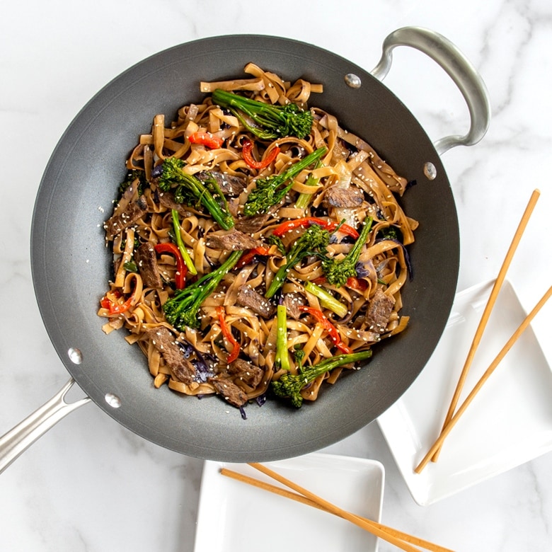 Nordic Ware Asian Spun Wok, 14, Metallic