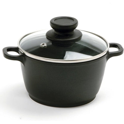 Norpro 1 Quart Nonstick Mini Pot with Vented Tempered Glass Lid