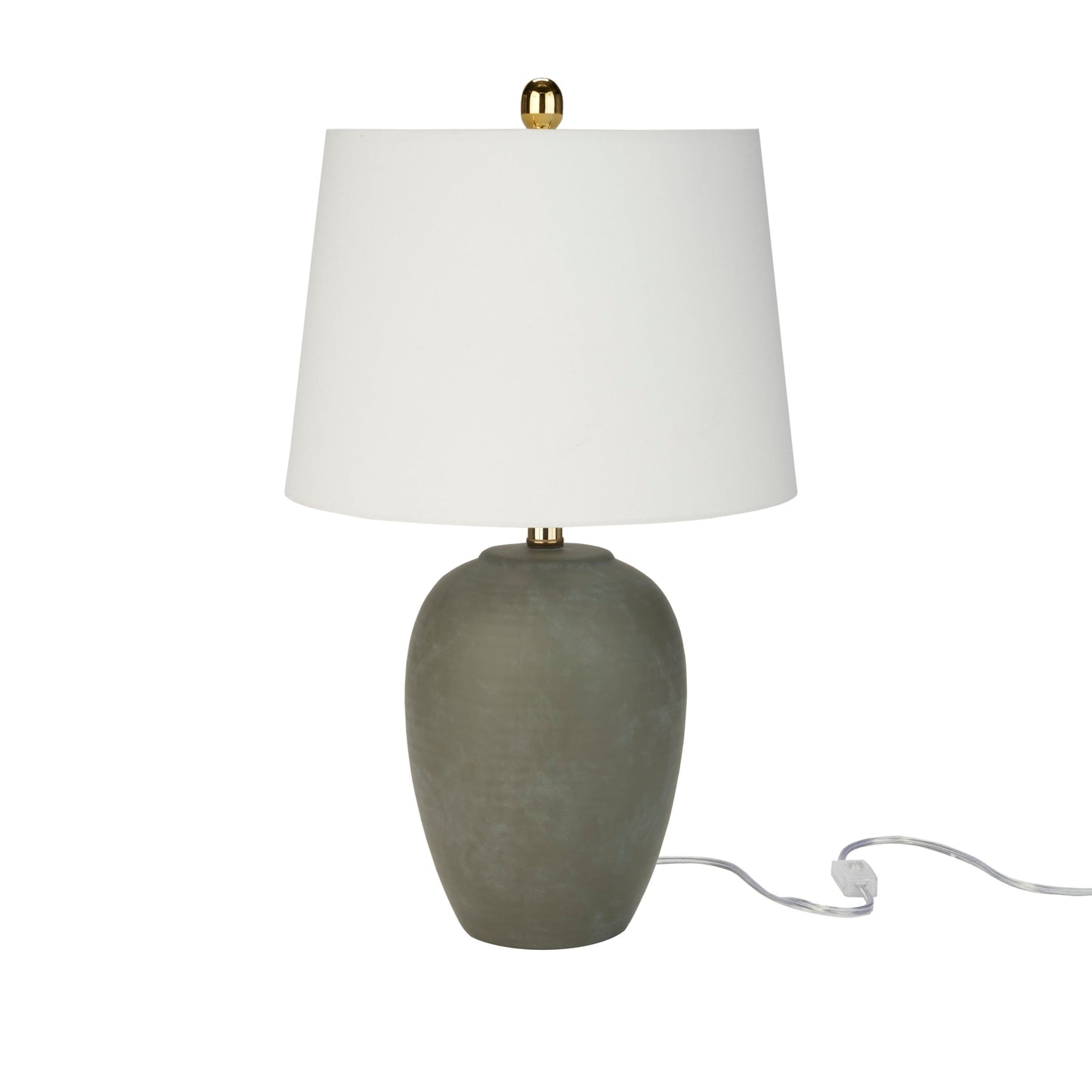 Nourison 23 Unglazed Ceramic Jar Table Lamp