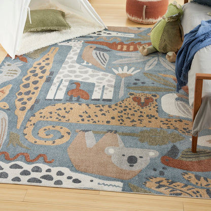 Nourison Astra Machine Washable Animal Print Area Rug
