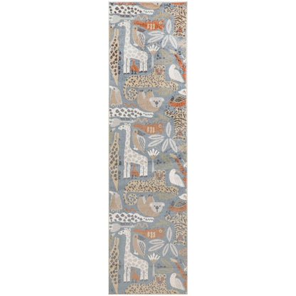 Nourison Astra Machine Washable Animal Print Area Rug