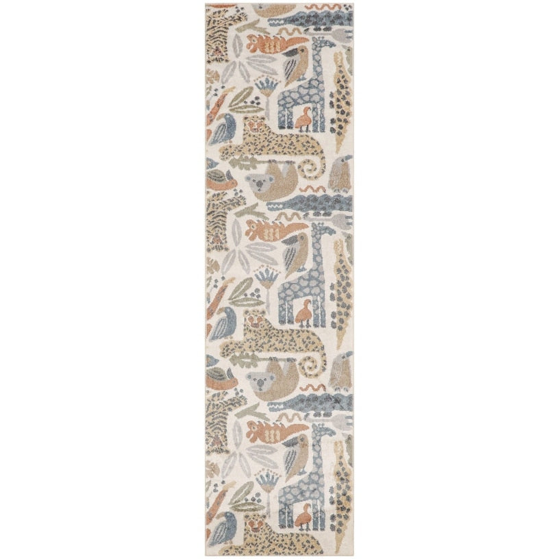 Nourison Astra Machine Washable Animal Print Area Rug