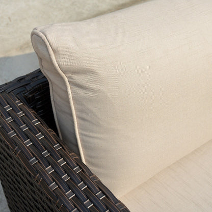 OVIOS 12-piece Sunbrella & Olefin Fabric Patio Furniture Conversation Set