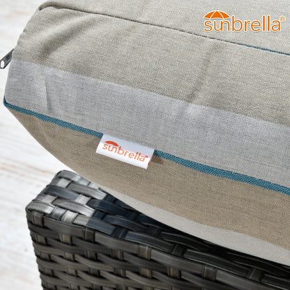 OVIOS Sunbrella Fabric Patio 9&12 Pieces Outdoor Sectional Set