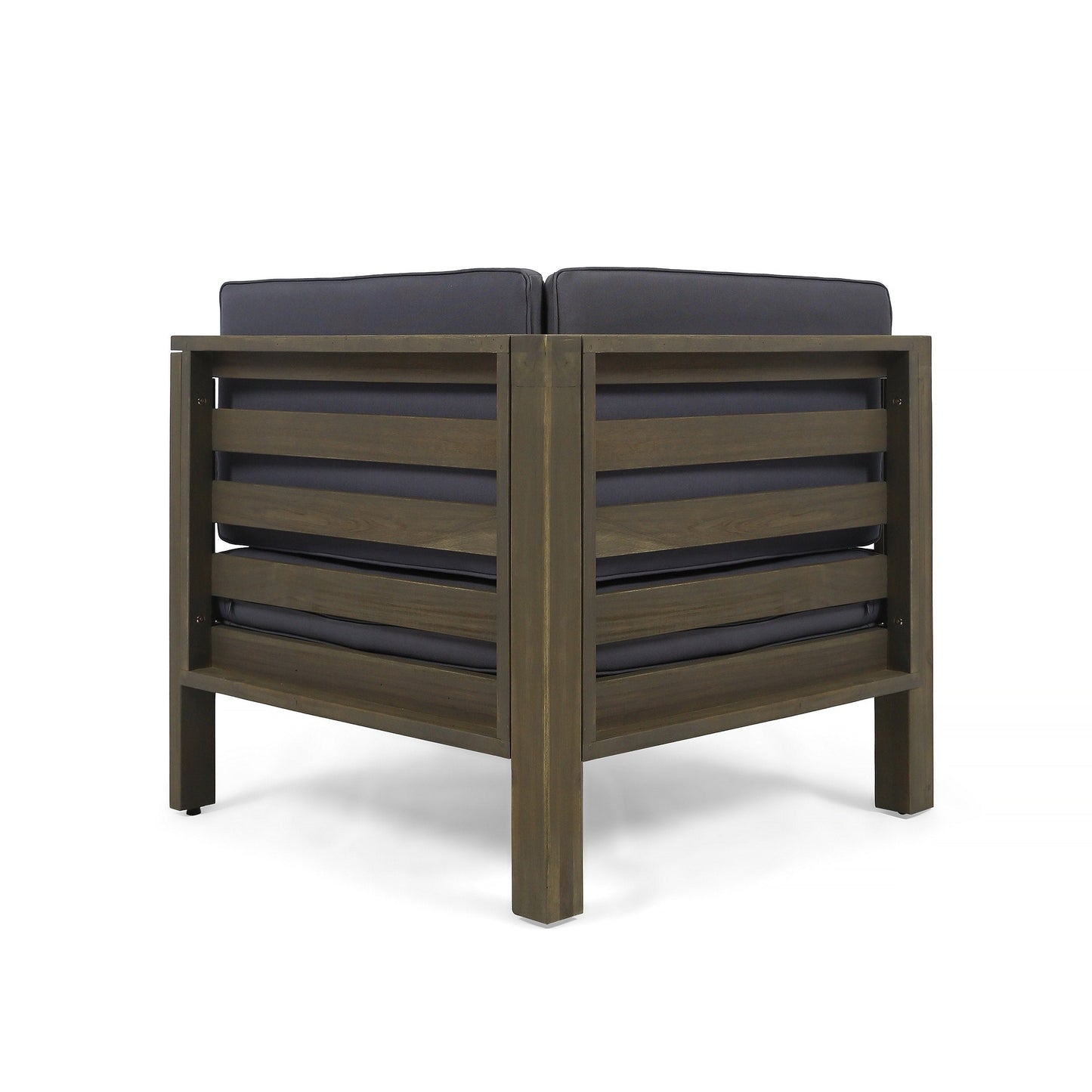 Oana Outdoor 12-Piece U-Shaped Acacia Wood Sectional Sofa Set by Christopher Knight Home