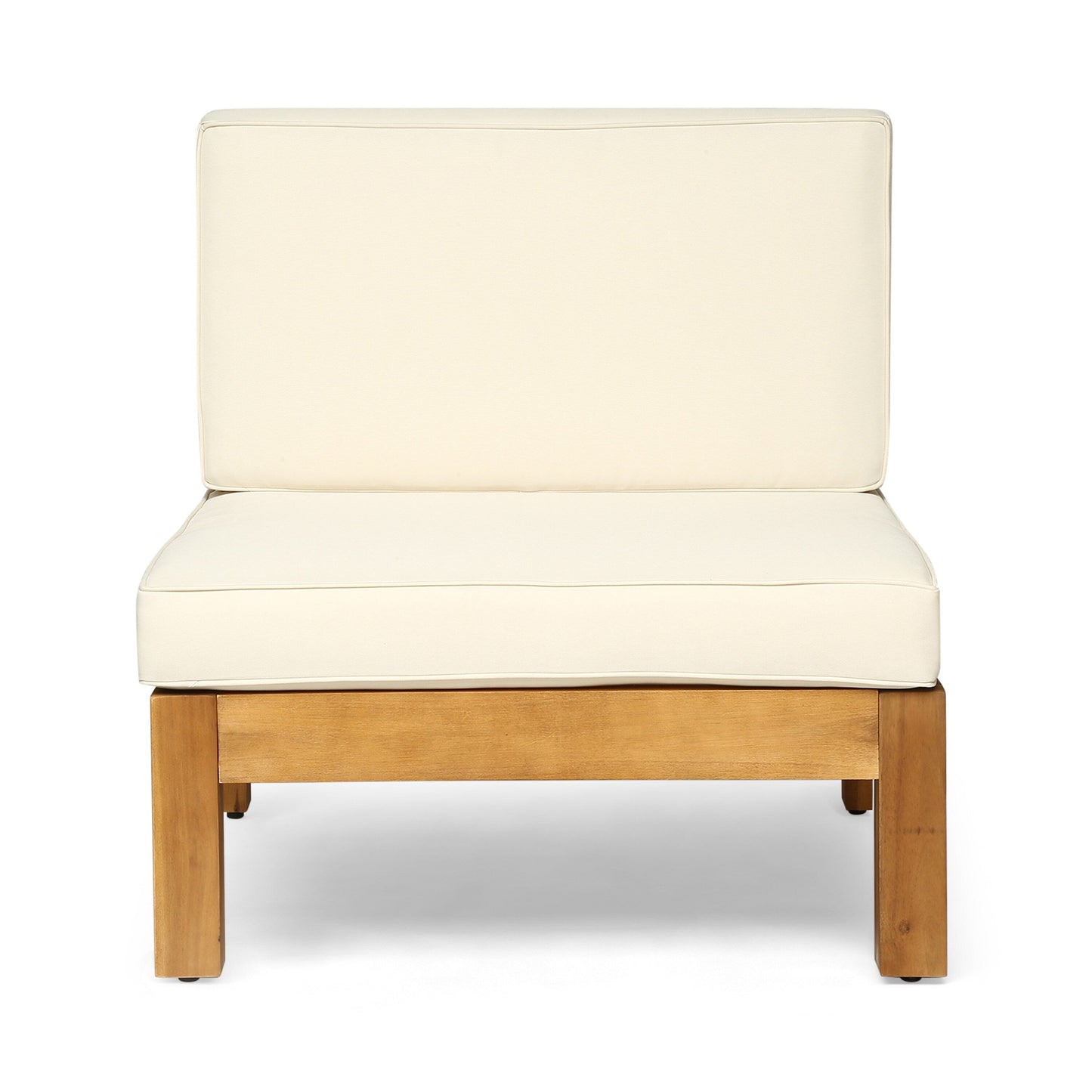 Oana Outdoor 12-Piece U-Shaped Acacia Wood Sectional Sofa Set by Christopher Knight Home