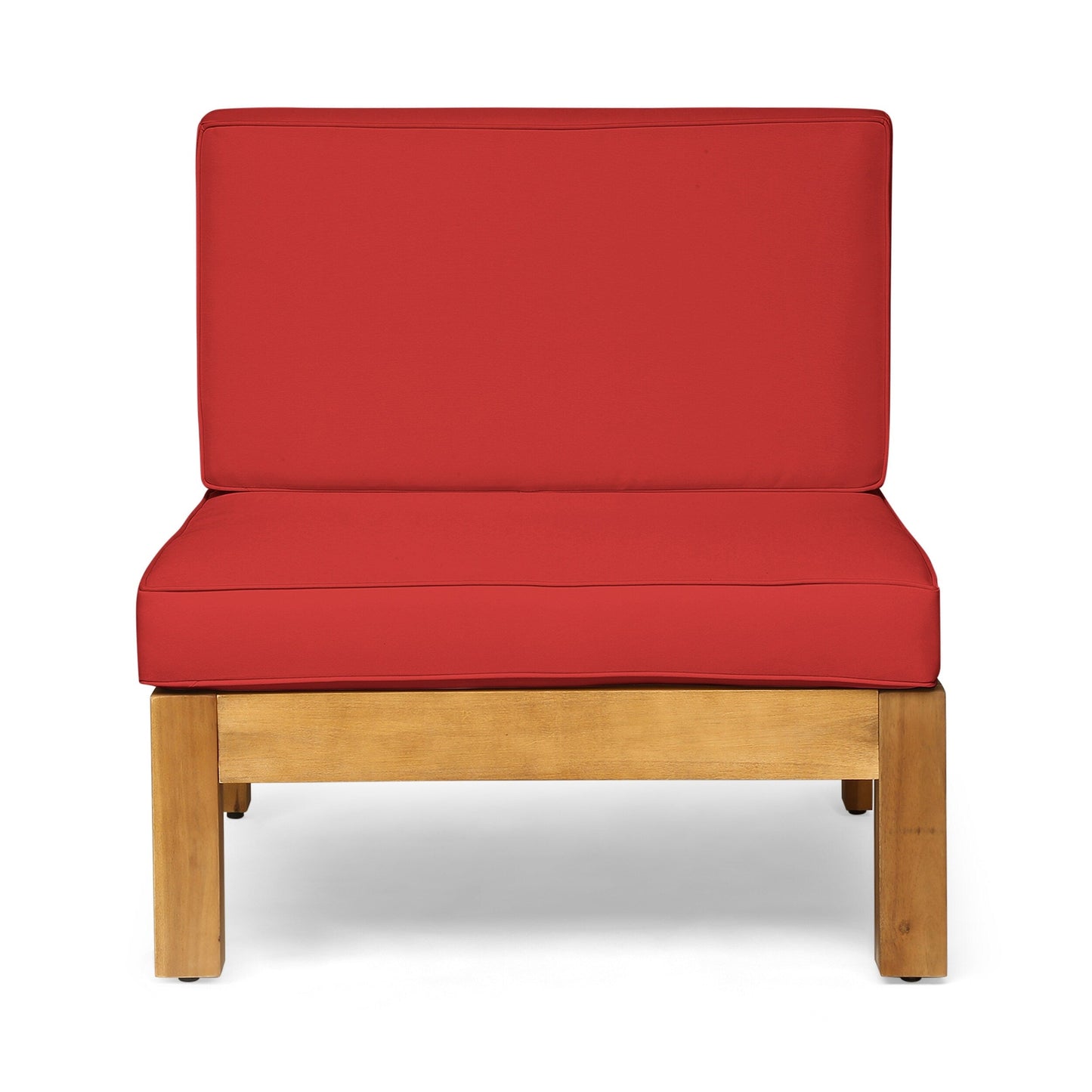 Oana Outdoor 12-Piece U-Shaped Acacia Wood Sectional Sofa Set by Christopher Knight Home